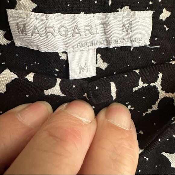 Margaret M Slimming Pencil Skirt-Black & White - Size‎ Medium - Picture 10 of 10